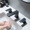 Kibi Cube Bathroom Sink 8 Widespread Faucet with Drain Assembly, Matte Black KBF1024MB - alternate 8